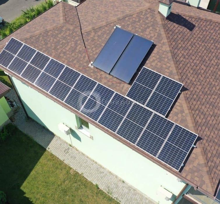 Монтаж сонячних батарей панелей . Сонячна підстанція. ВИГІДНО!