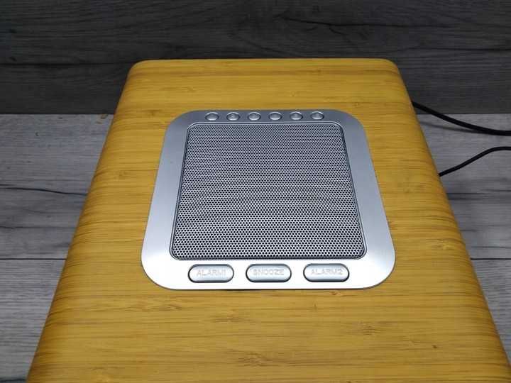 Radio fm/am Cd Zegar DC12V Drewno Retro