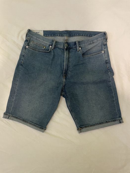 Krótkie spodenki H&M 36 slim jeansowe przed kolano