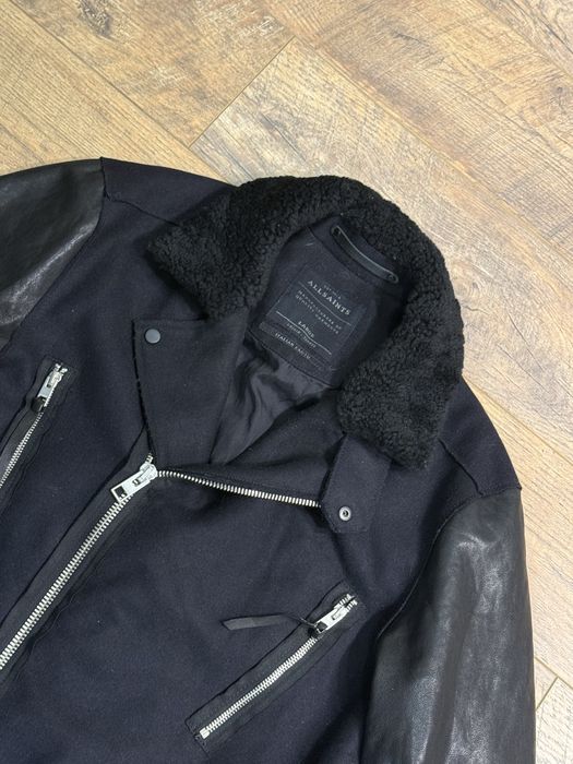 Дубленка Allsaints M кожаная шерстяная куртка мужская luxury opium