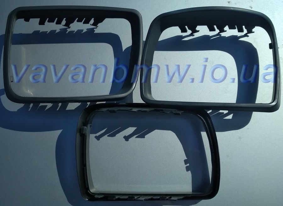 Накладка бокового зеркала БМВ е53, Х5, фиксирующее кольцо, рамка.