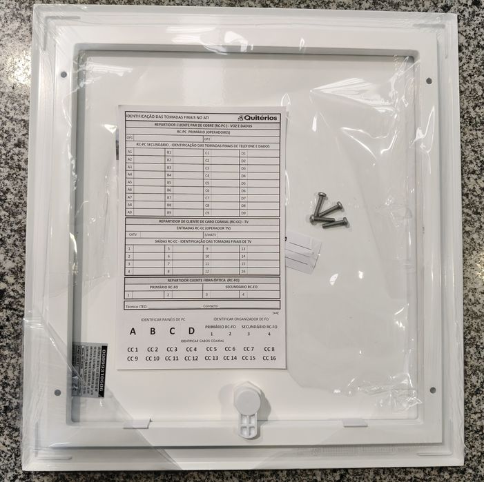 Aro e Porta 400x375 para quadro ATI e Acessórios QUITERIOS