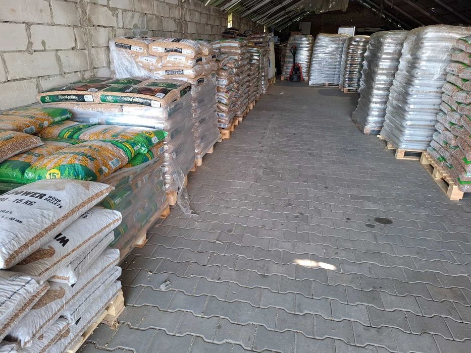 Pellet drzewny klasa Premium A1 paleta fi6 certyfikowany