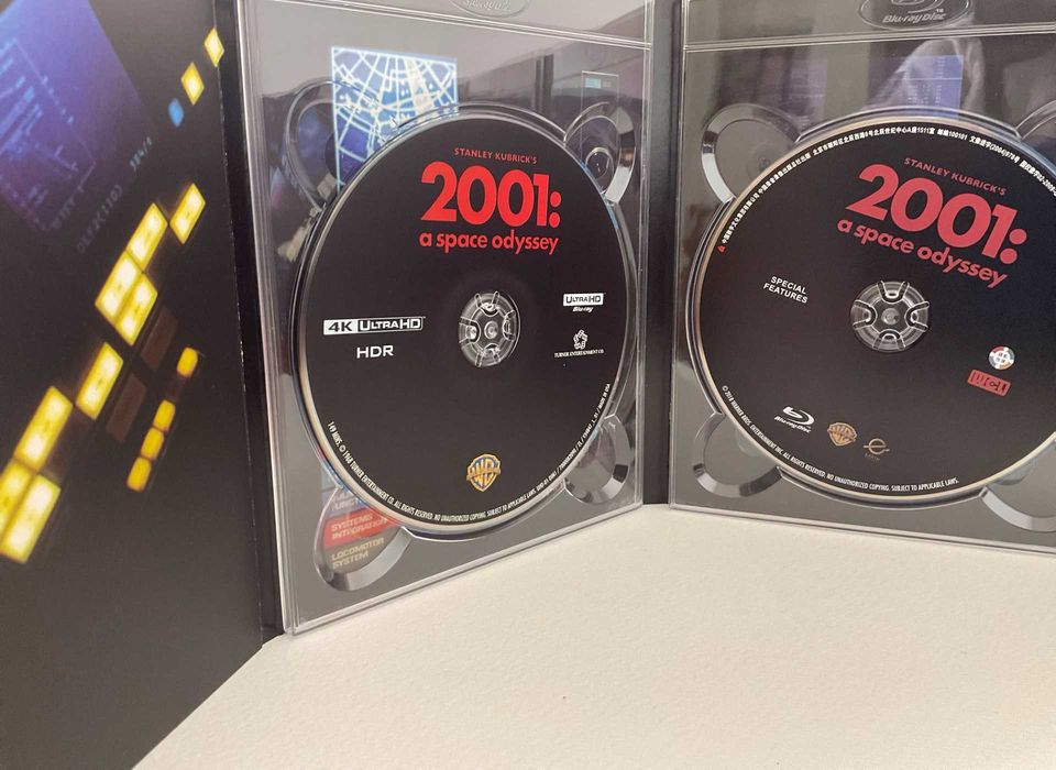 2001 SPACE ODYSSEY 4K +2BD BLURAY, (Digipack)