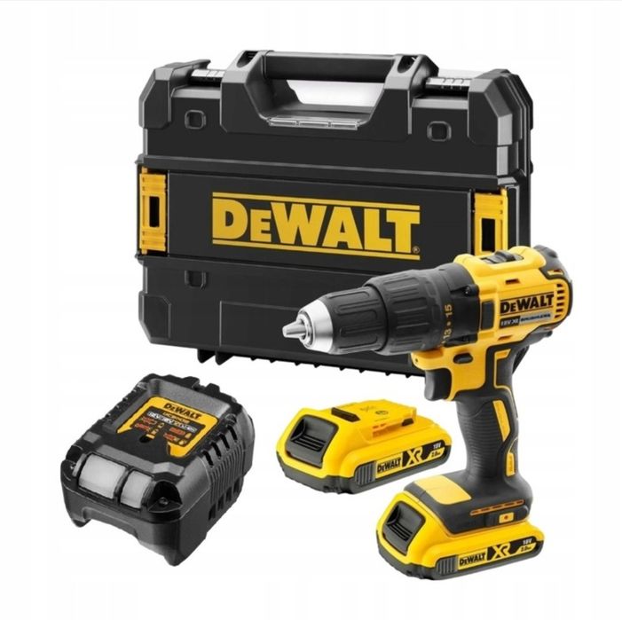 Akumulatorowa wiertarko-wkrętarka DeWalt DCD777D2T,  2 Akumulatory 2Ah