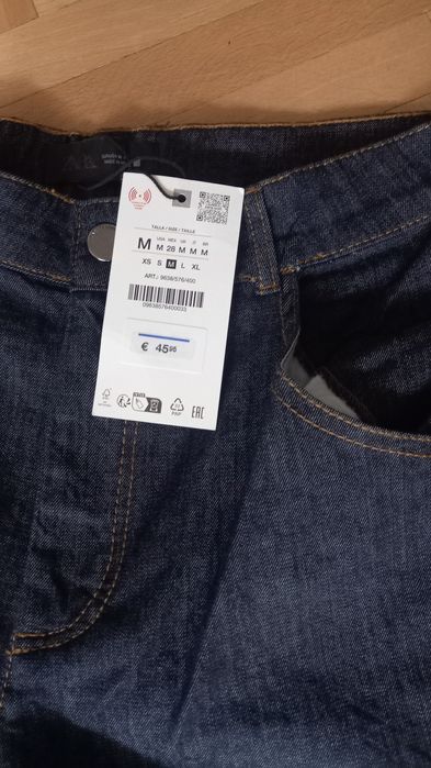 Jeansy Zara 38/40 barrel balloon