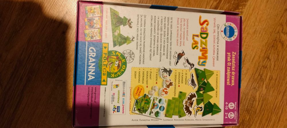 Gra Sadzimy las, Granna 4-10 lat