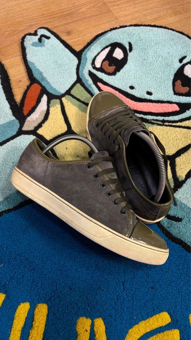 lanvin suede sneakers кросівки кеди — zdjęcie 3