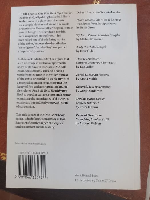 Livro One Ball Total Equilibrium Thank, de Jeff