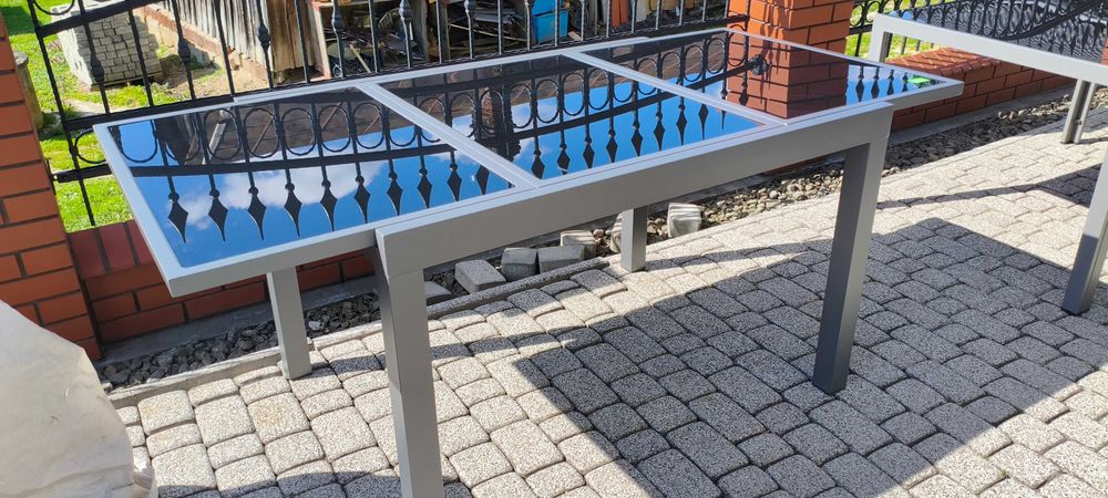 Stół ogrodowy rozkłady aluminowy Toronto  120/180cm