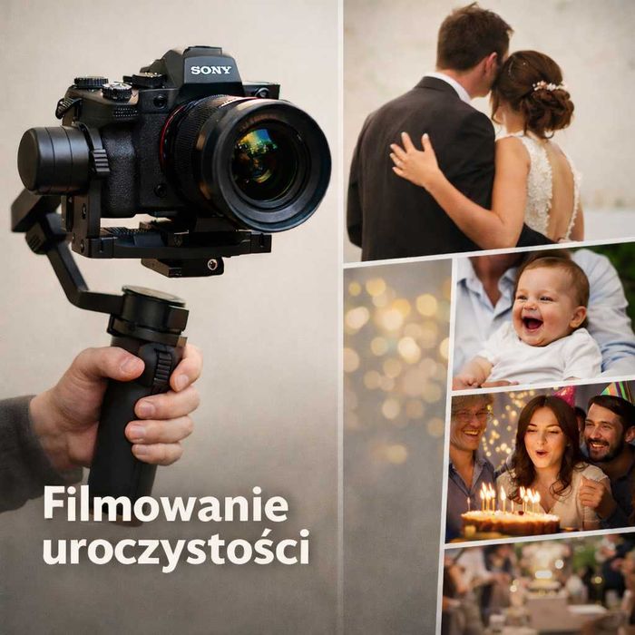 Reportaż wideo z uroczystości | • Wesela • Chrzest • Imprezy |