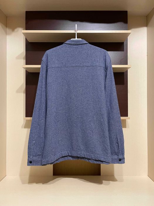 Sunspel, теплий вовняний овершо, цупка верхня сорочка XL/XXL