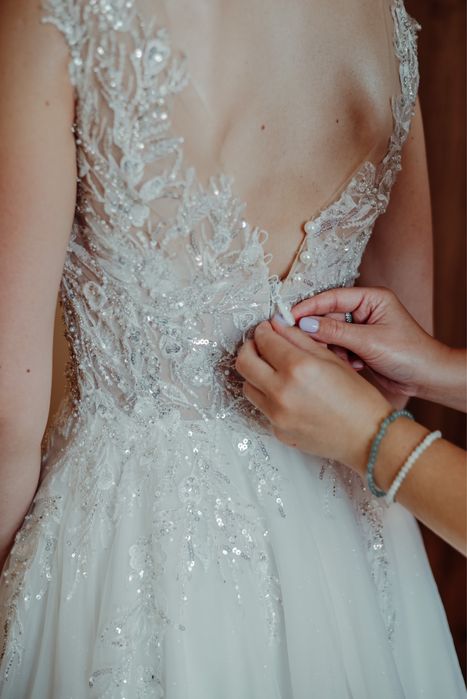 Piękna suknia ślubna