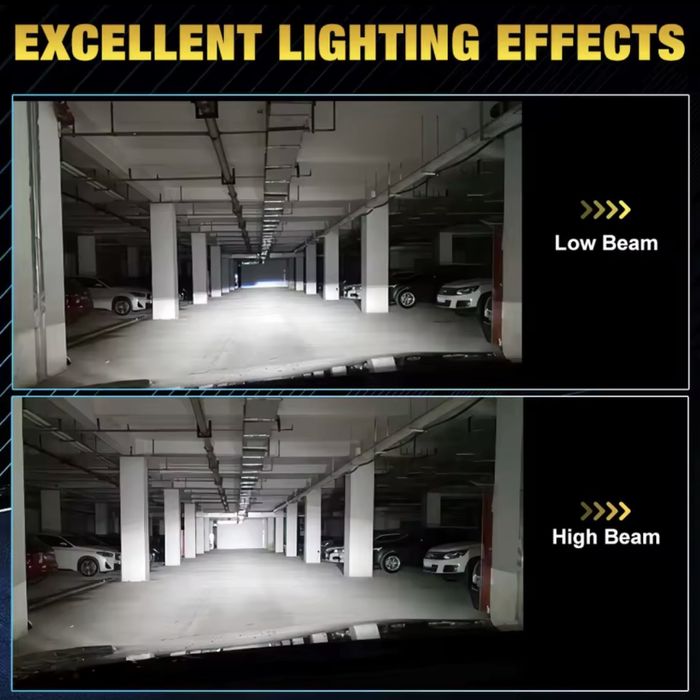 Автомобільні LED лампи H7 6000K Canbus лампочки авто з вентилятором