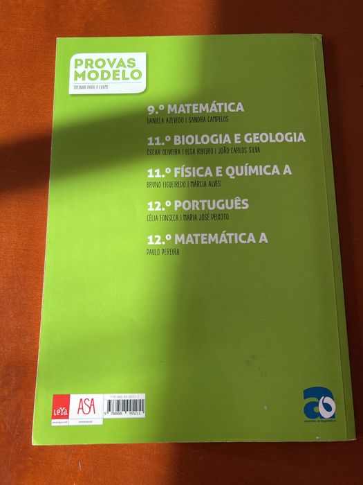 Livros de Biologia e Geologia 11 ano - exame