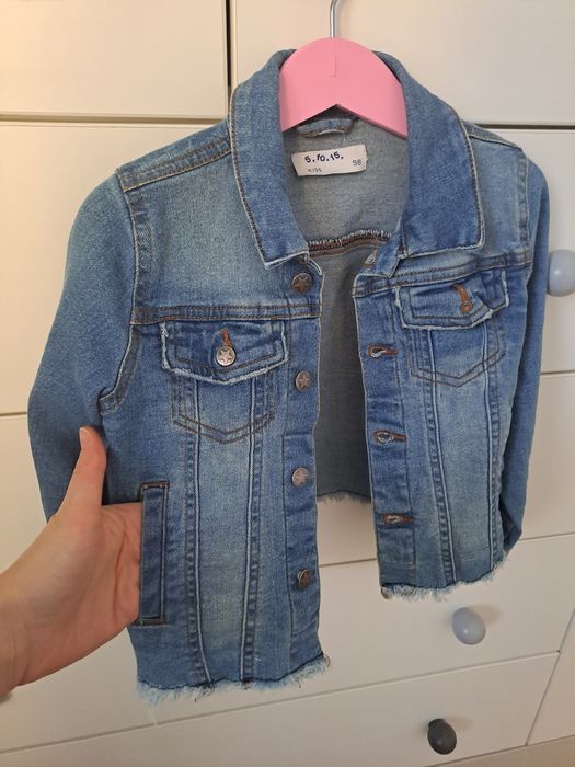 Kurtka jeansowa, rozmiar 98