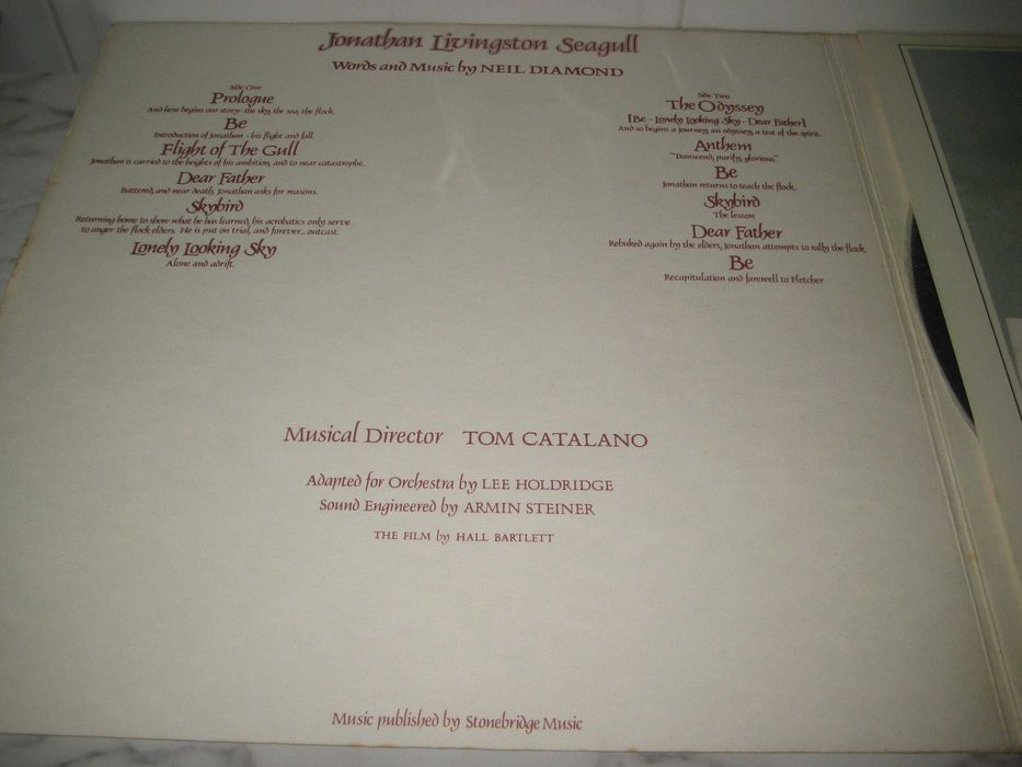 Album Vinil Jonathan Livinsgston Seagull,N.Diamond,1973