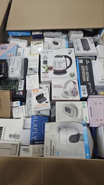 ОПТ+ДОСТАВКА!Бокс-палета Amazon,Lidl техніка,одяг,взуття,електротовари