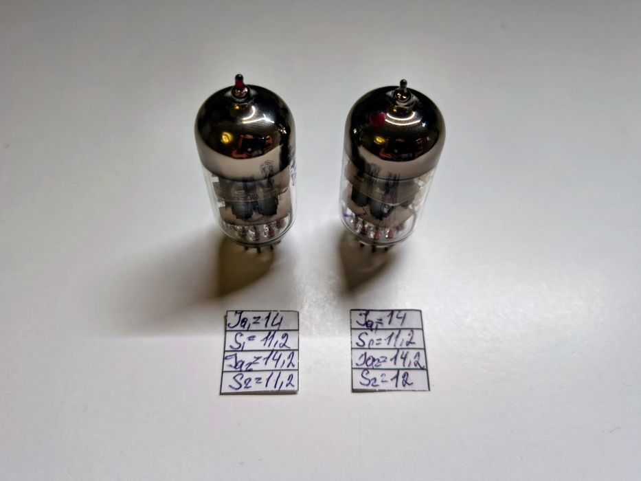 Dobrana para lamp NOS Reflektor 6N23P-EW 1973 rarytas (E88CC/6922)