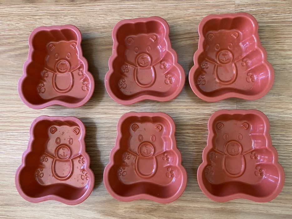 Moldes bolo silicone  urso
