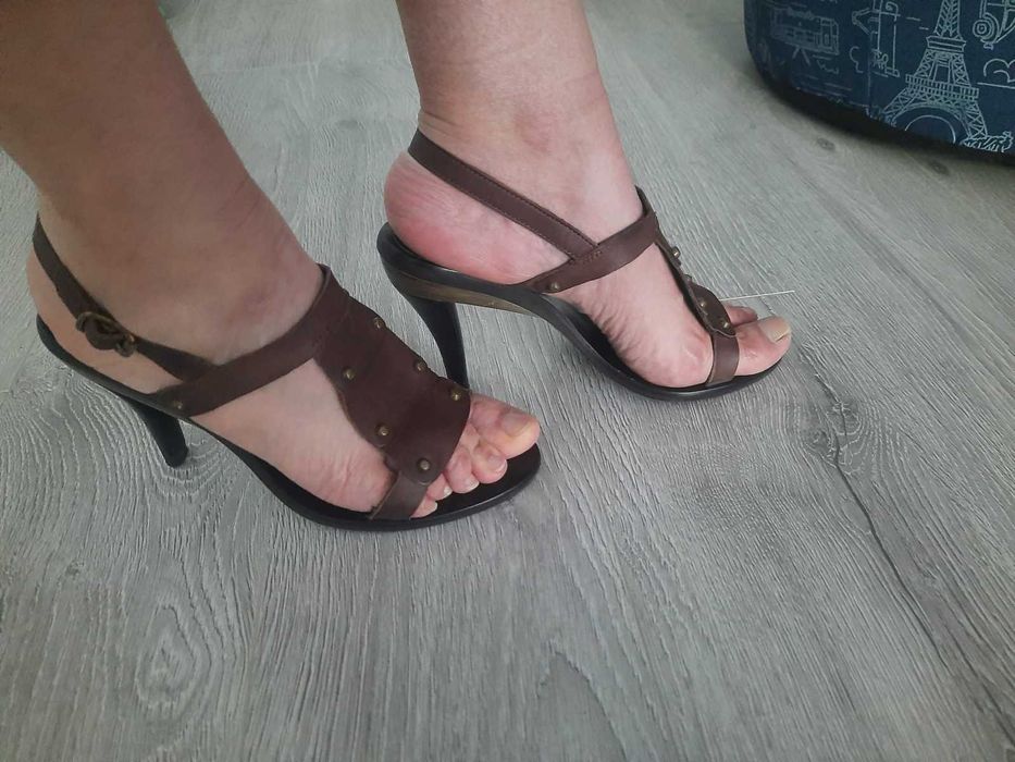 Sandały Bronx, roz. 38, brązowe