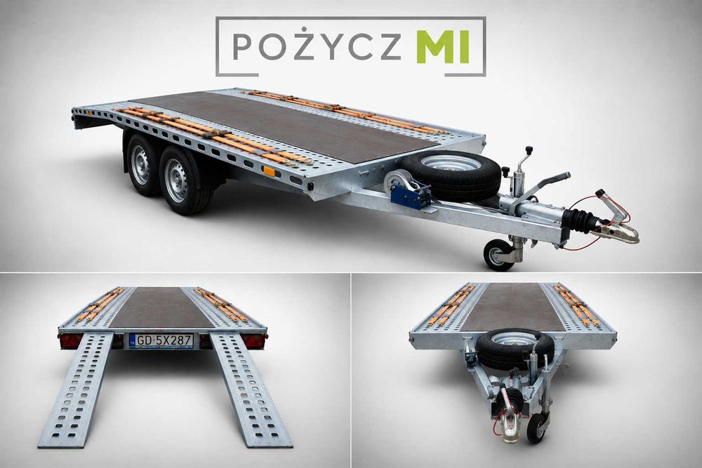 Laweta Żukowo 2700 DMC – pod koparkę, busa i auta