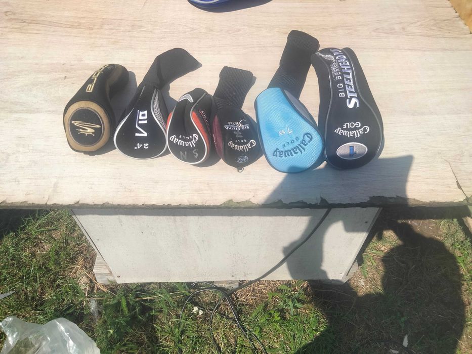 Kije do golfa , torby , wózki