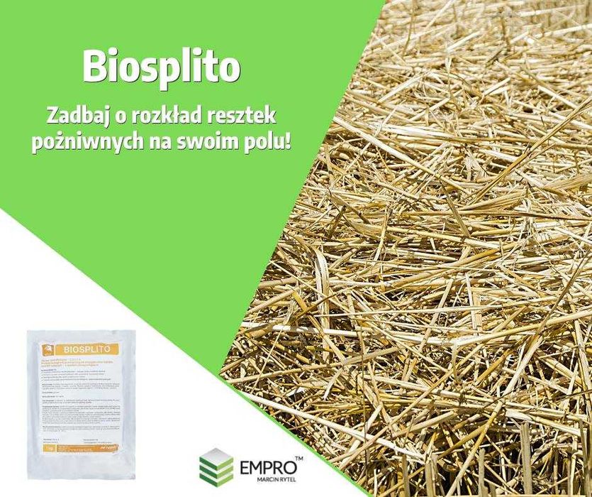 Biosplito, preparat mikrobiologiczny na resztki pożniwne na 10 ha