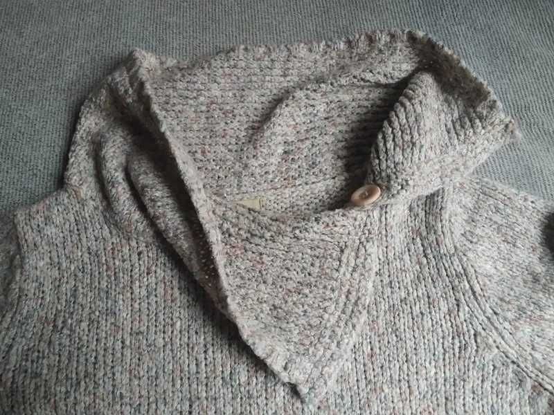 Sweter z paskiem xxl