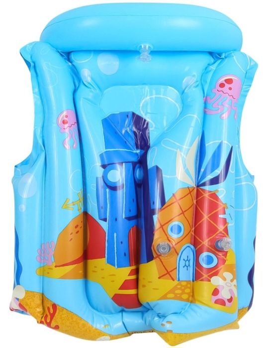 жилет надувний для плавання губка Боб 47 см.