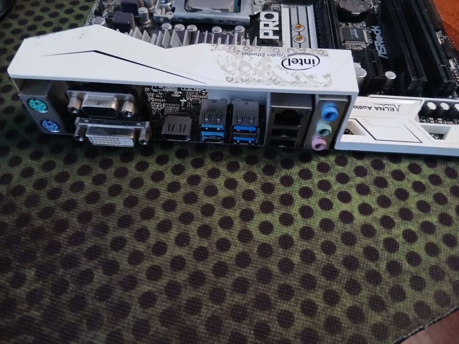 Материнська плата asrock b250m pro4 lga1151 та pentium g4600