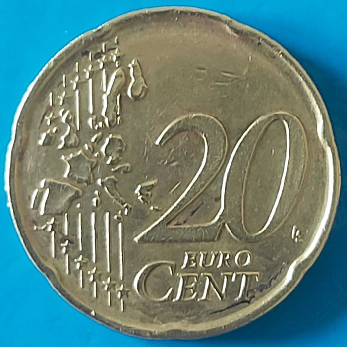 20 Cêntimos de 2007 de Itália