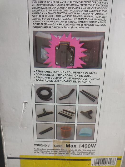 Aspirador Industrial Lavor GN-32 Wet & Dry – 1400W