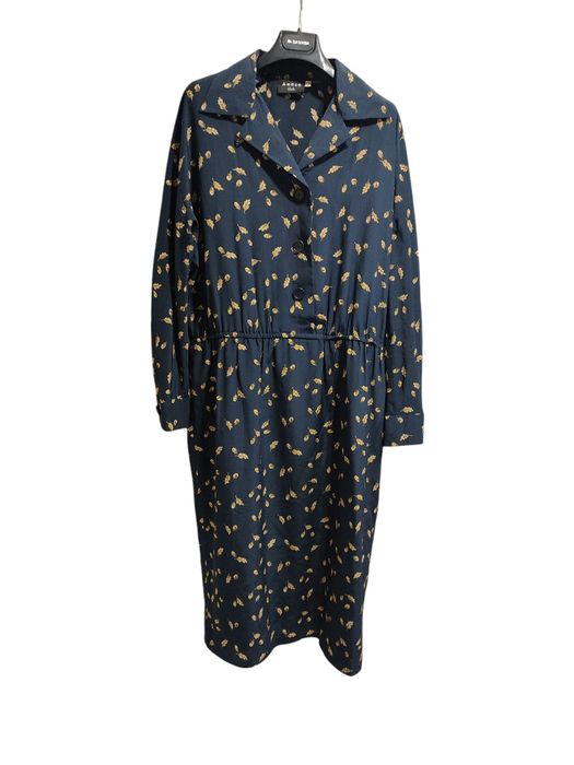 Akris luksusowa jedwabna sukienka XXL