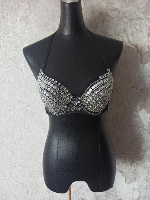 Шикарний лівчик бюстгальтер ліф в камінцях
