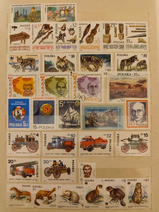 Sprzedam polskie znaczki  - 602 szt