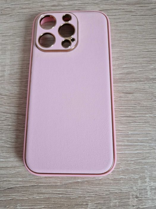Etui TEL PROTECT Luxury do Iphone 14 Pro Max Jasnoróżowy