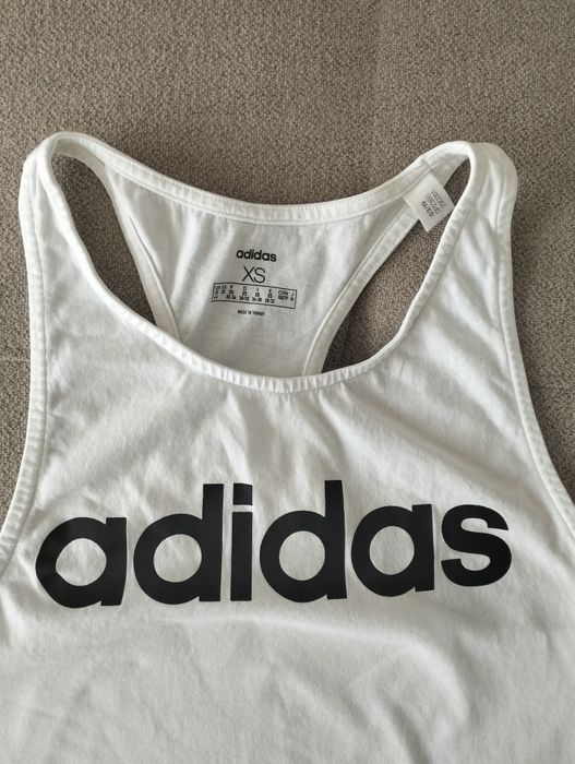 Bawełniana sportowa koszulka adidas
