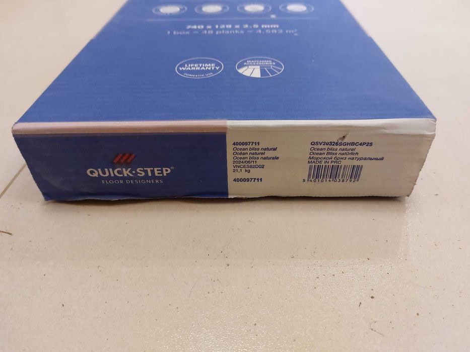 Panele Winylowe Quick-Step Pristine SGHBC20326 Ocean bliss natural