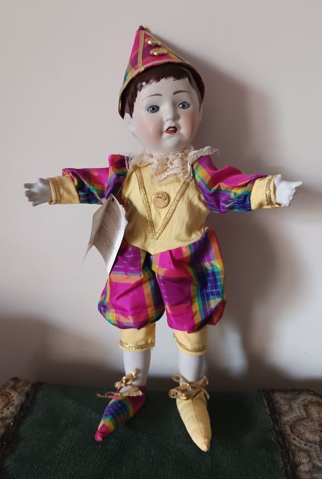 Palhaço/Pierrot em porcelana