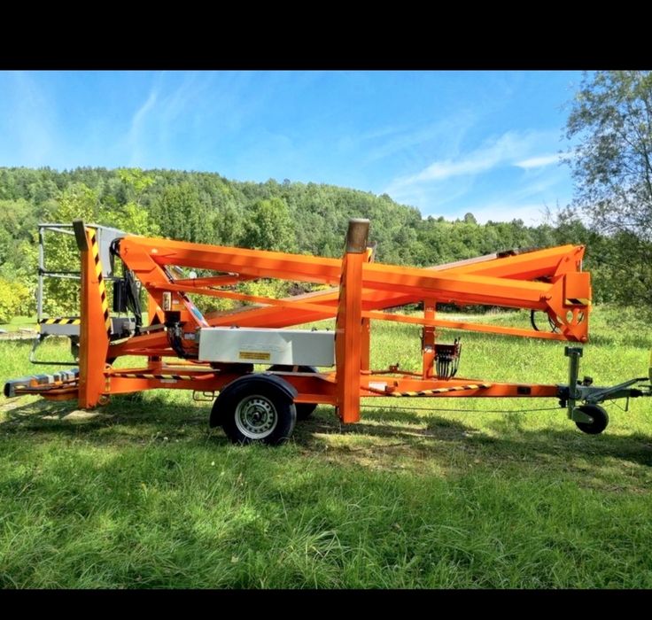 Podnośnik koszowy, zwyżka, pająk, 17m wysokości roboczej, wynajem