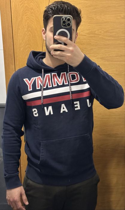 Sweatshirt com capuz Azul-Marinho Tommy Jeans