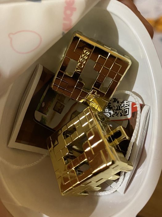 Золотий куб Kinder Joy Minecraft (Майнкрафт)