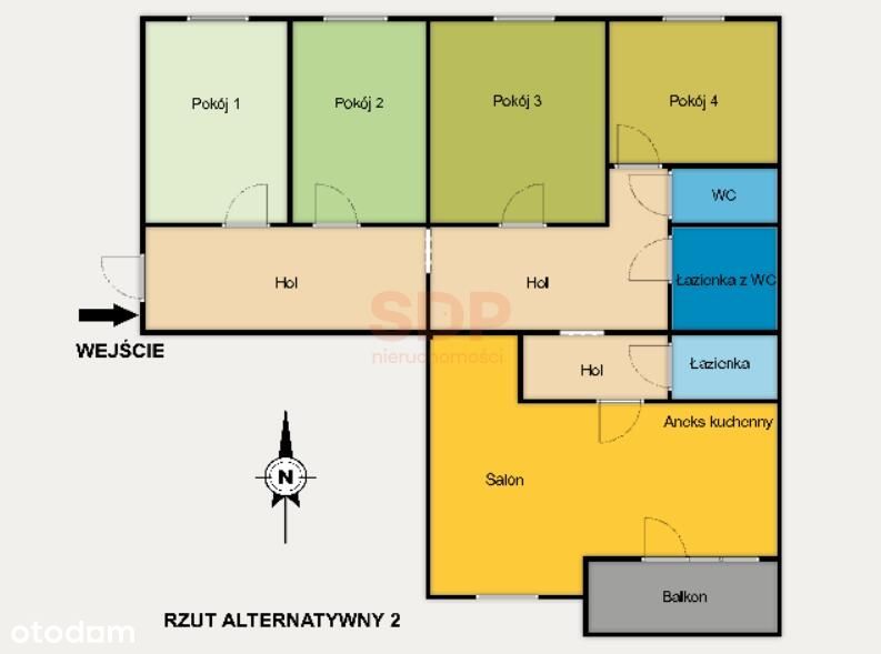 6 pokoi w Centrum - gotowiec inwestycyjny lub dla dużej rodziny