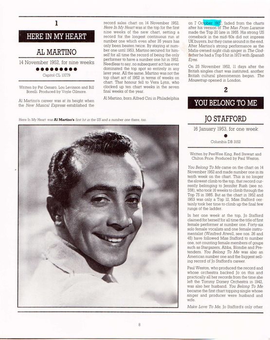 Guinness Book of Number One Hits - Tim & Jo Rice + Paul Gambaccini (1982)
