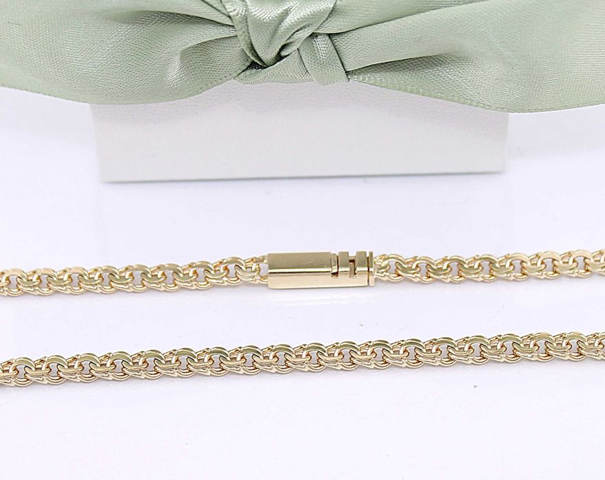 Złoty łańcuch p.585/23,40g - splot Garibaldi