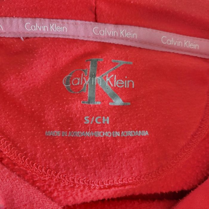 Oryginalna bluza z kapturem Calvin Klein | Rozmiar S / Ch | Koralowa / Różowa