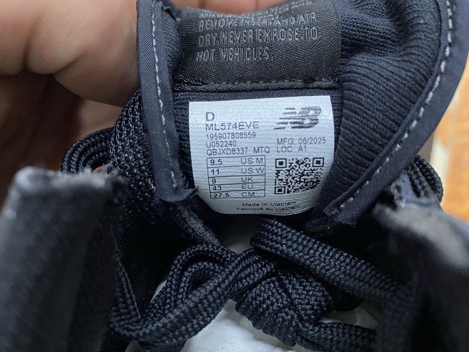 Кросівки New Balance 574 Classic Gl Black ОРИГІНАЛ!