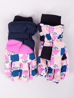 Rękawiczki narciarskie pięciopalcowe dziewczęce