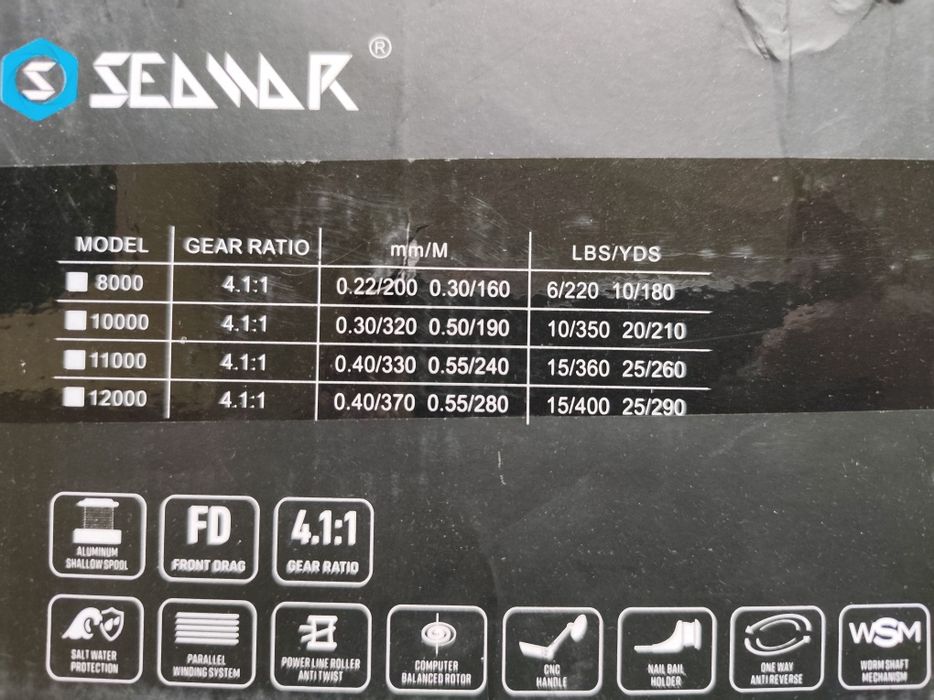 Коропова катушка TankeRhino (китайська Ultegra)12000